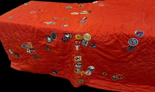 Coverlet with Travel Patches (1 of 10)
