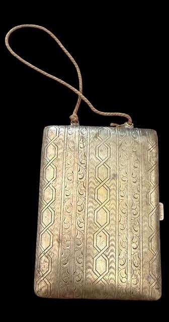 1920's German Silver Coin Purse with Mirror (1 of 4)