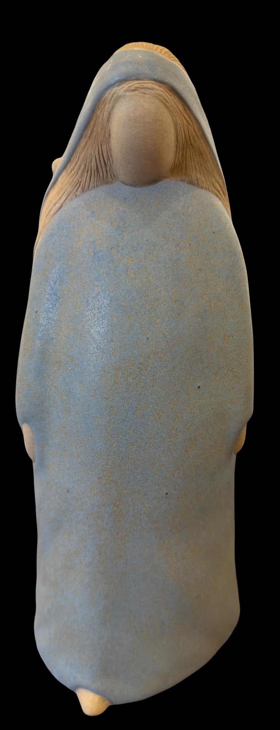Native American Navajo Maiden Pottery Statue Jack Black (1 of 4)