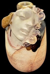 Art Pottery Vase Signed Joyce Scheingier (1 of 4)
