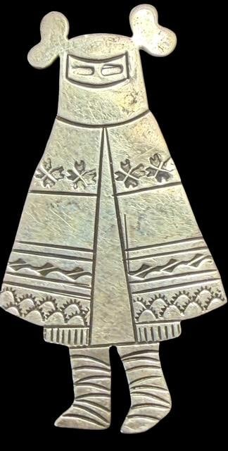 Native American Navajo Sterling Brooch (1 of 3)