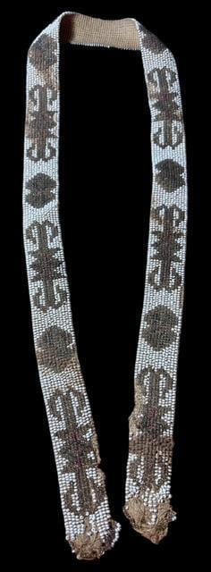 Native American Iroquois Beaded Belt Sash 1930s (1 of 3)