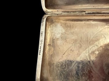 Sterling Silver Cigarette Case - 4