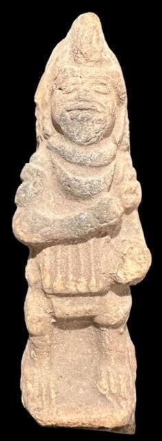 Pre-Columbian Peruvian Carved Stone Figure 1200 CE (1 of 3)