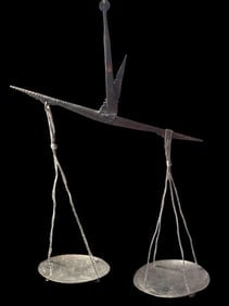 Antique Gold Miner's Portable Scales (1 of 2)