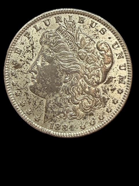1884 Morgan Silver Dollar (1 of 2)