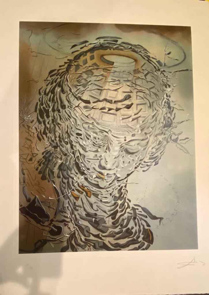 Salvador Dali Cosmic Madonna Hand Signed Limited Ed: Salvador Dali-Cosmic Madonna Medium: Hand Signed Limited Edition Lithograph on Paper