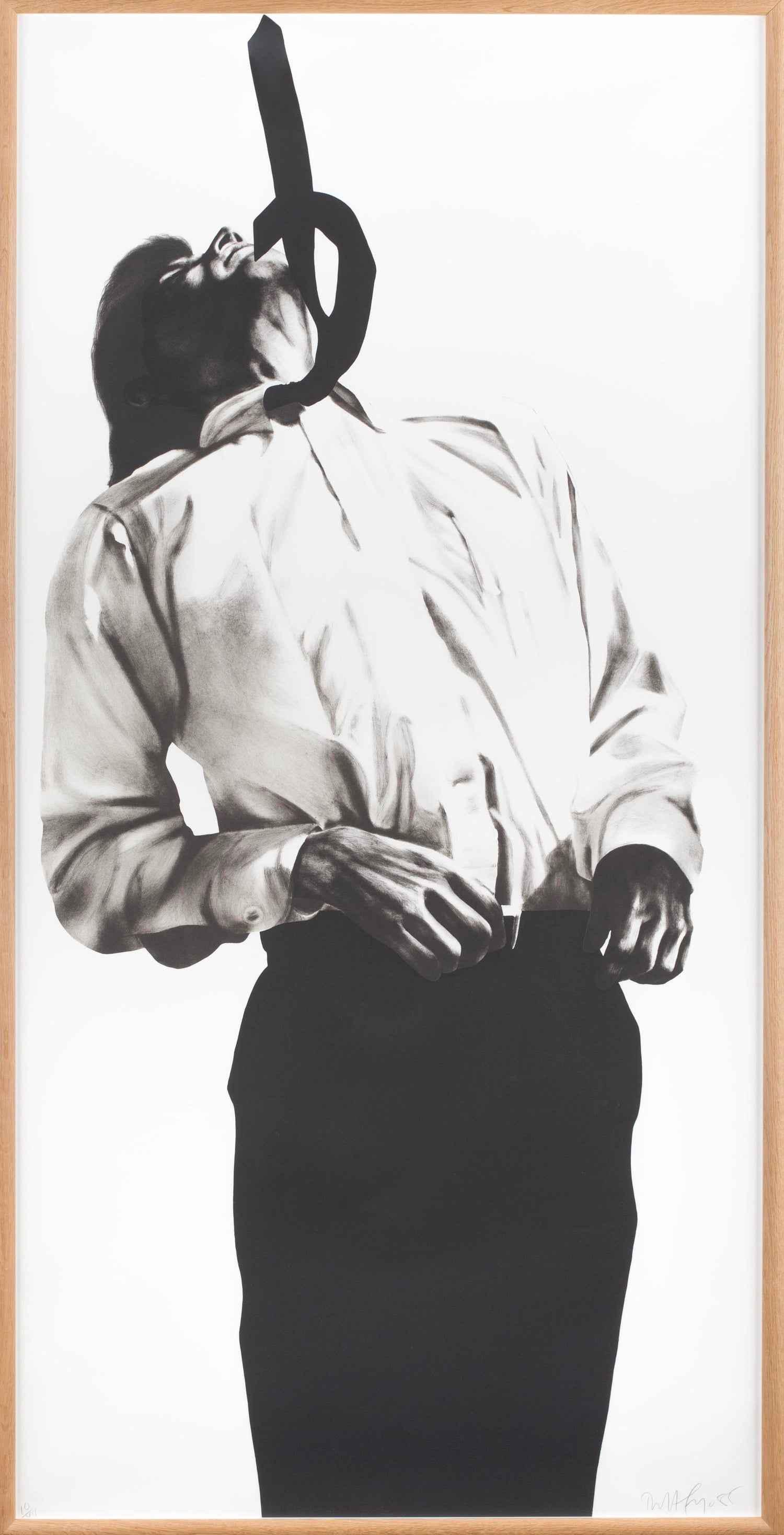 Robert Longo Eric from Men in the Cities 1985: Robert Longo-Eric from Men in the Cities 1985 Medium: Unsigned Open Edition Lithograph