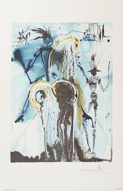 Salvador Dali Don Quichotte Facsimile Signed Limited Ed: Salvador Dali-Don Quichotte Medium: Facsimile Signed Limited Edition Offset Lithograph