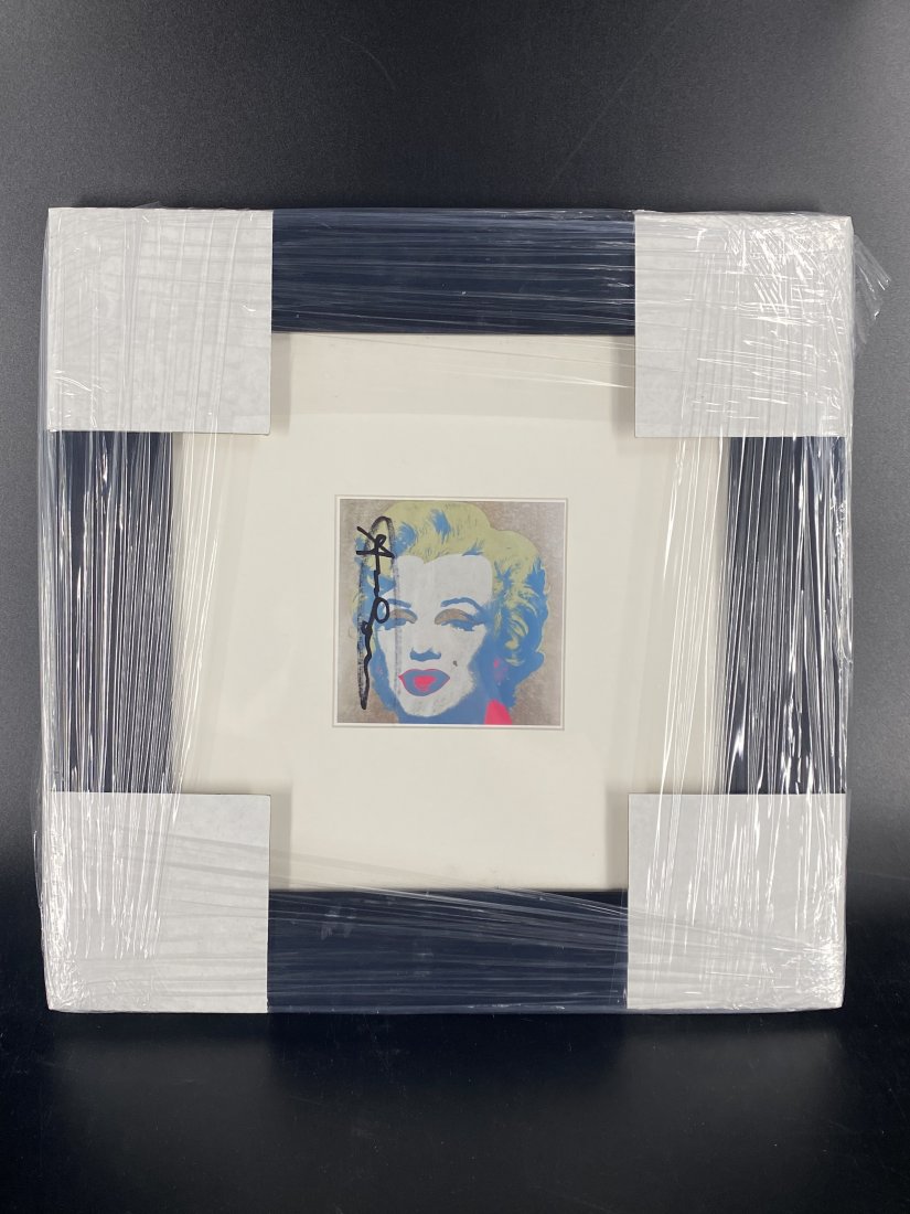 Andy Warhol MARILYN MONROE 1967 175 H/S Frmd: Andy Warhol-MARILYN MONROE 1967 Invitation C175 Medium: Hand Signed Offset Lithograph, Custom Framed