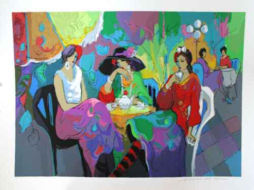 Isaac Maimon Park Garden  Serigraph on Paper LE (1 of 1)