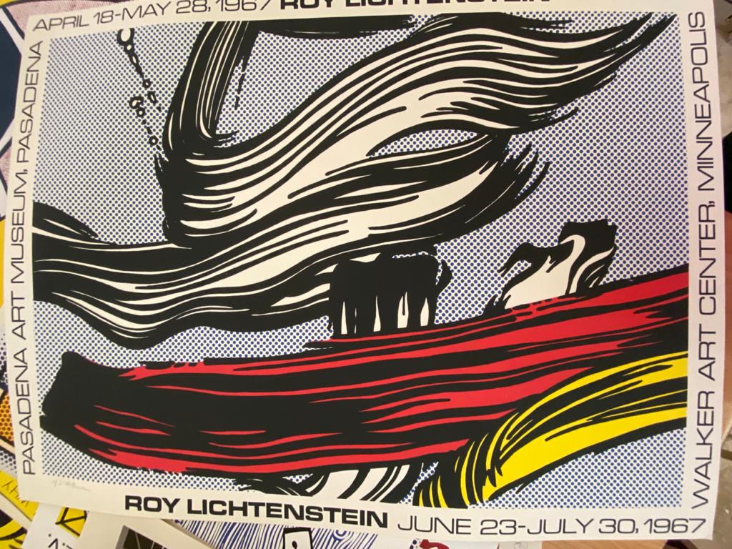 Roy Lichtenstein Brushstrokes Pasadena Hand Signed (1 of 1)