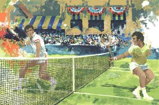Wayland Moore Tennis Match Serigraph LE (1 of 1)