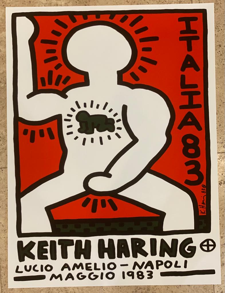 Keith Haring Lucio Amelio Napoli 1983 Giclee on Paper (1 of 1)