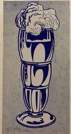 Roy Lichtenstein Ice Cream Soda 1962 Framed Bookpage: Roy Lichtenstein-Ice Cream Soda 1962 Medium: Hand Signed Custom Framed Bookpage