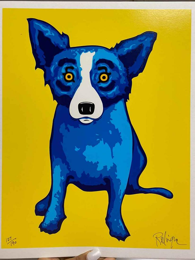 George Rodrigue Sunshine on My Shoulder H/S Serigraph (1 of 1)