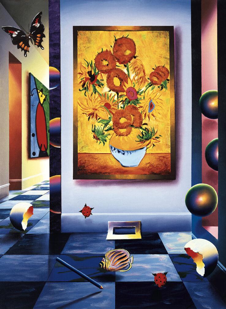 Ferjo Bahias Sunflowers AP Giclee on canvas LE (1 of 1)