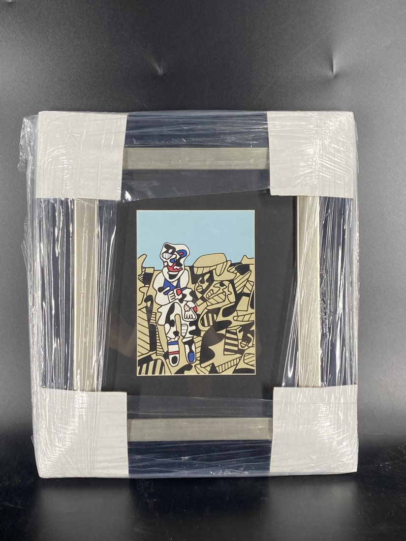 Jean Dubuffet Inspection of the Territory Framed Litho (1 of 1)