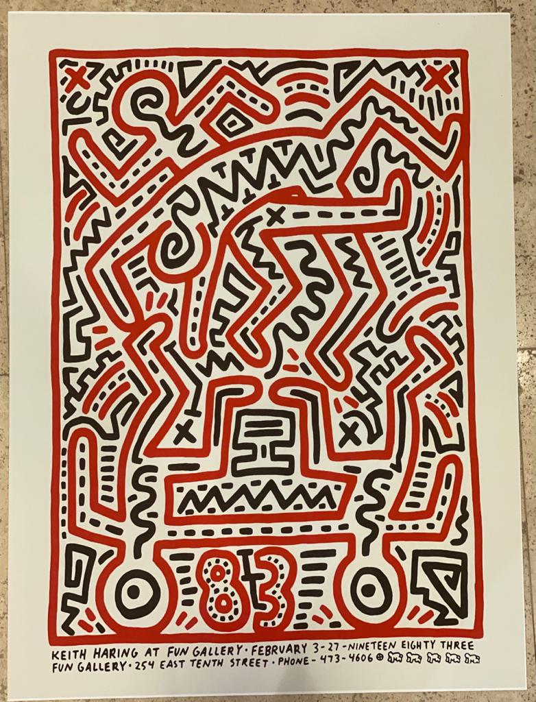 Keith Haring Fun Gallery Giclee on Paper (1 of 1)