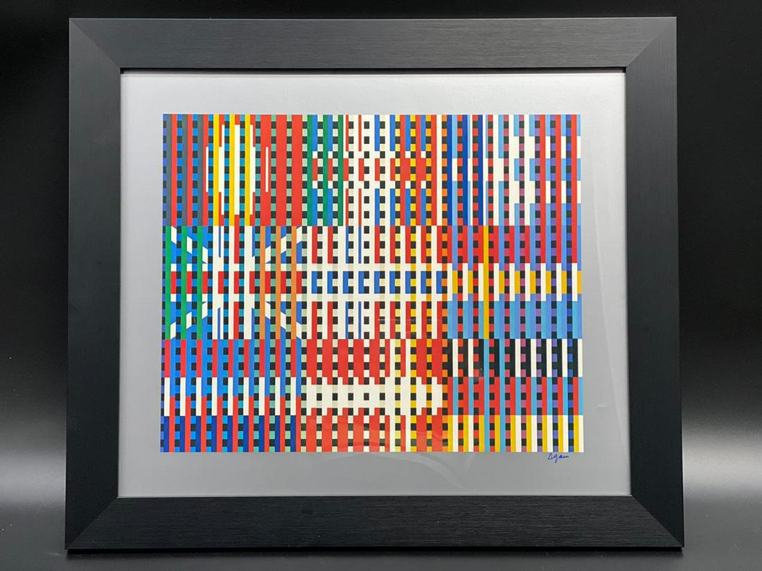 Agam Flags of All Nations Custom Framed (1 of 2)