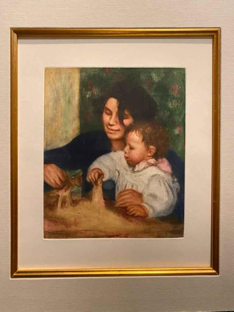 Pierre-Auguste Renoir Gabrielle Et Jean Etching Matted (1 of 1)
