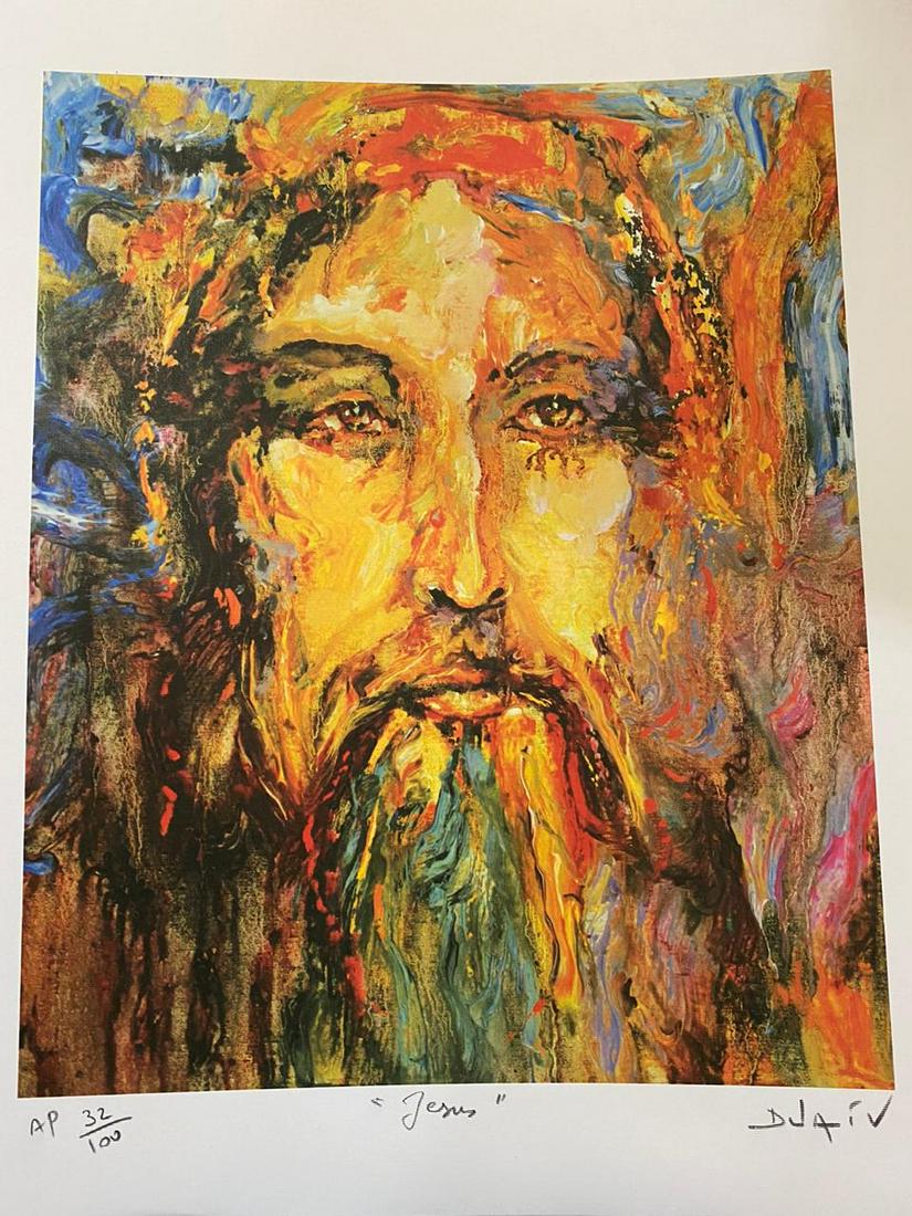 Duaiv Jesus LE Lithograph on Paper (1 of 1)