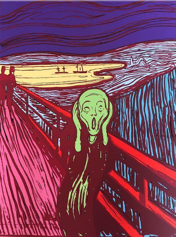 Andy Warhol Munch The Scream Green Sunday B Morning LE (1 of 1)