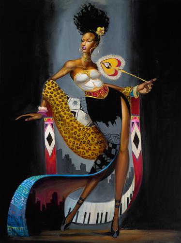 Frank Morrison Dynasty Hand Signed Lithograph on Paper (1 of 1)