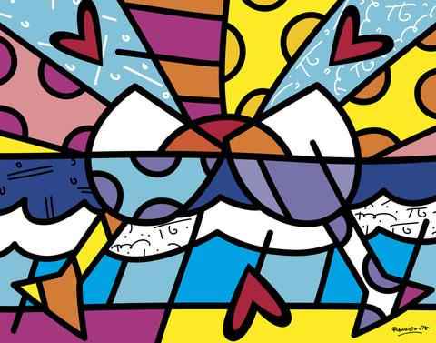 Romero Britto Cheers Lithograph (1 of 1)