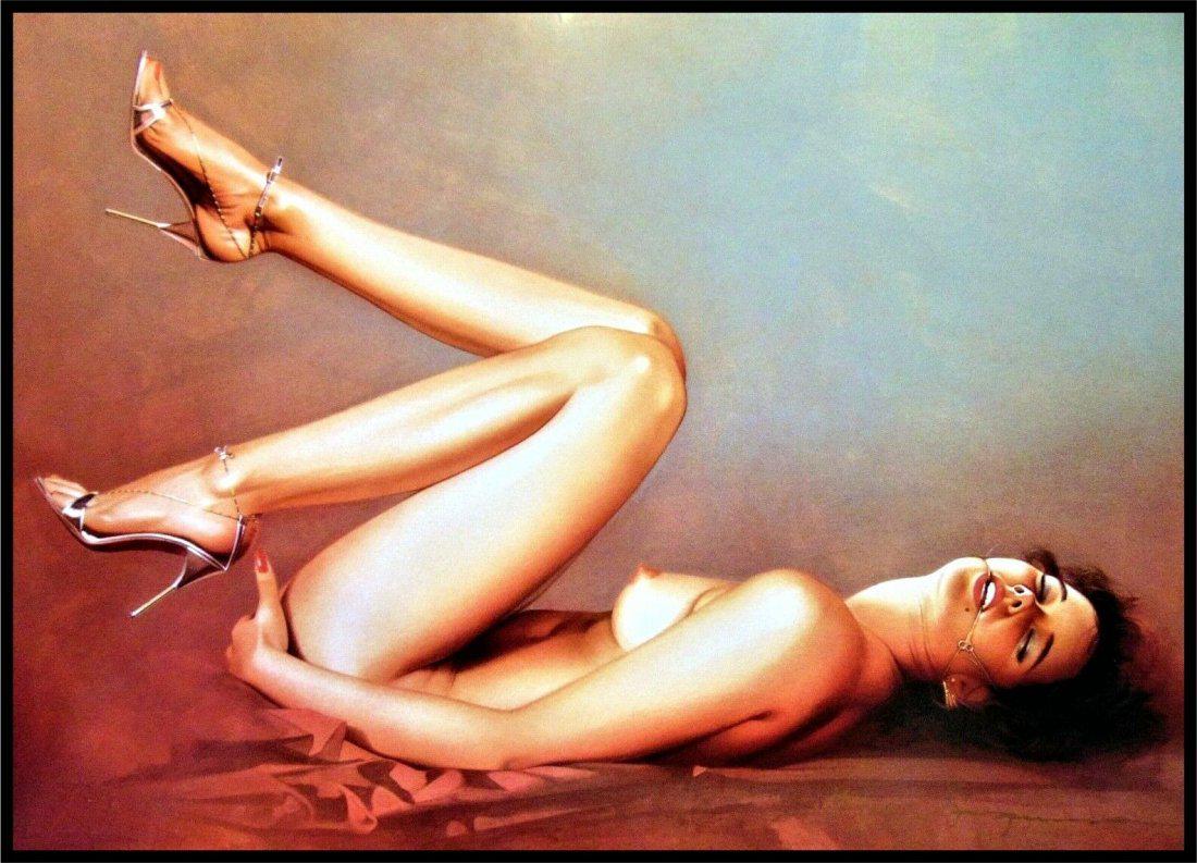 Hajime Sorayama Print 38 Hand Signed LE Litho Rare (1 of 1)