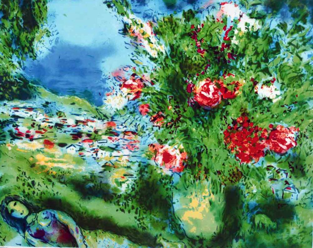 Marc Chagall Paysage Lithograph (1 of 1)
