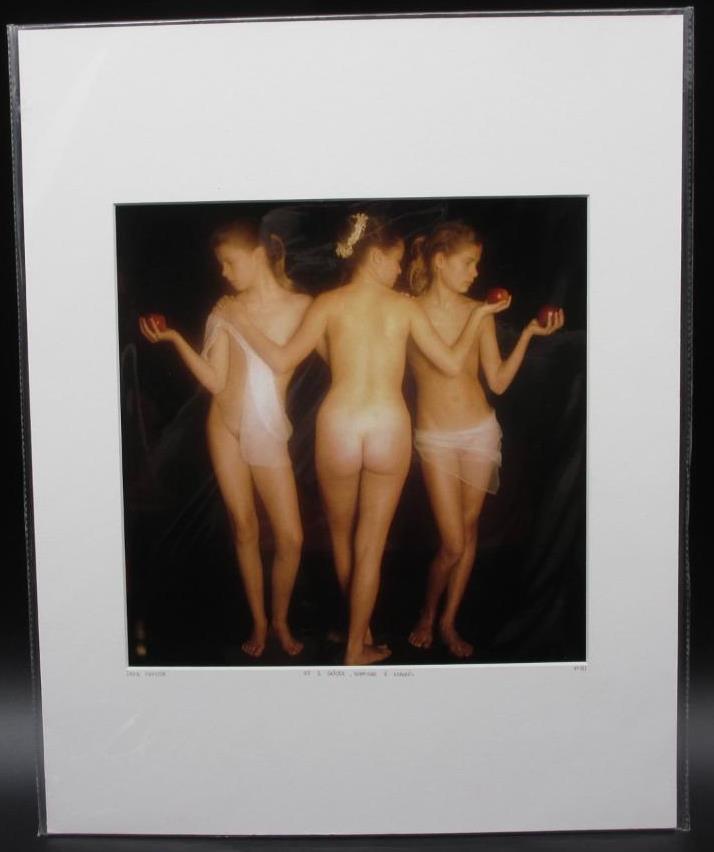 Les 3 graces, hommage a Rapheal Certified Photograph, David Hamilton (1 of 3)