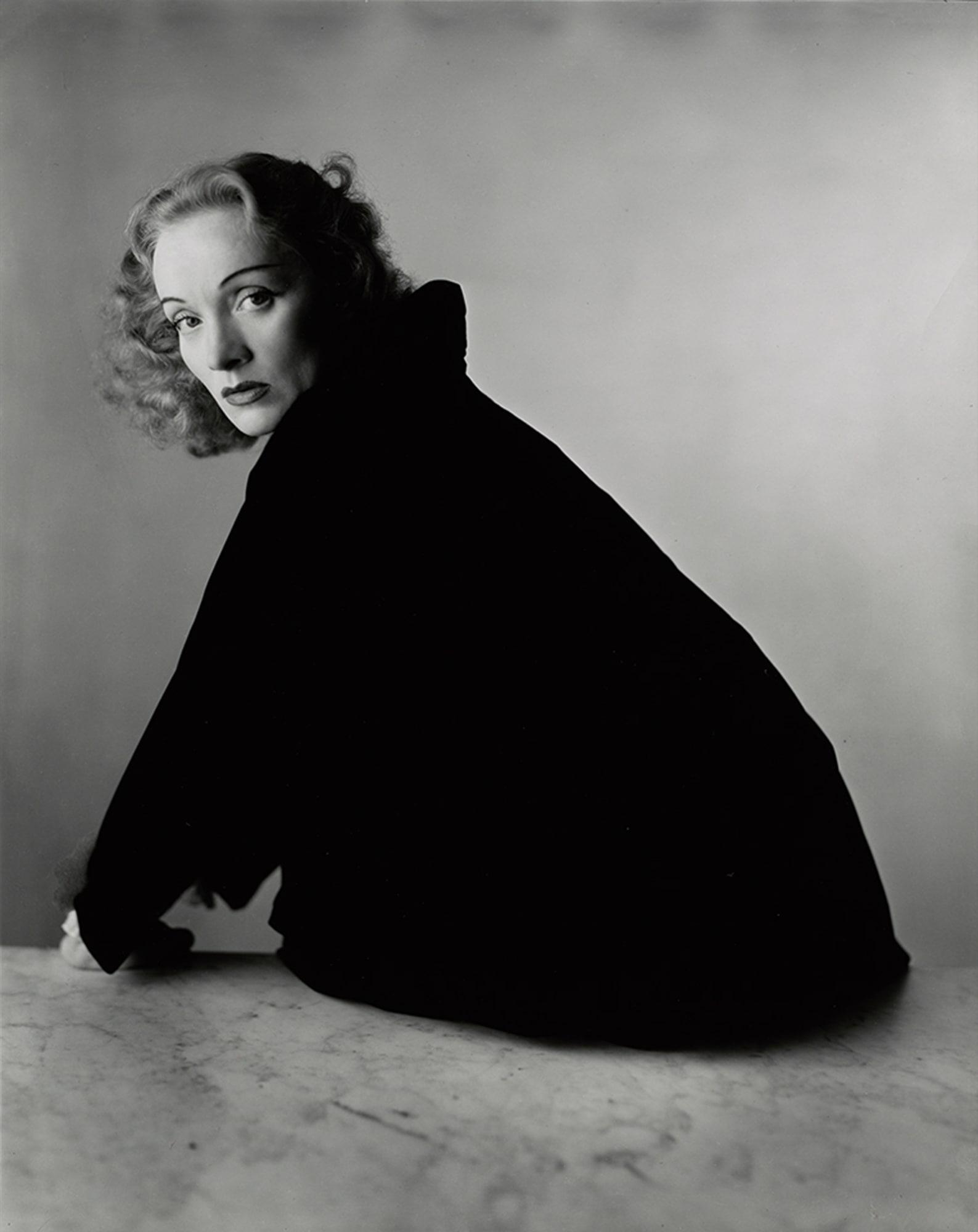 Irving Penn Photolitho Marlene Dietrich New York: Artist: Irving Penn Medium: Photolitho Size: 14 x 11 inches Size include Matting Condition:Excellent