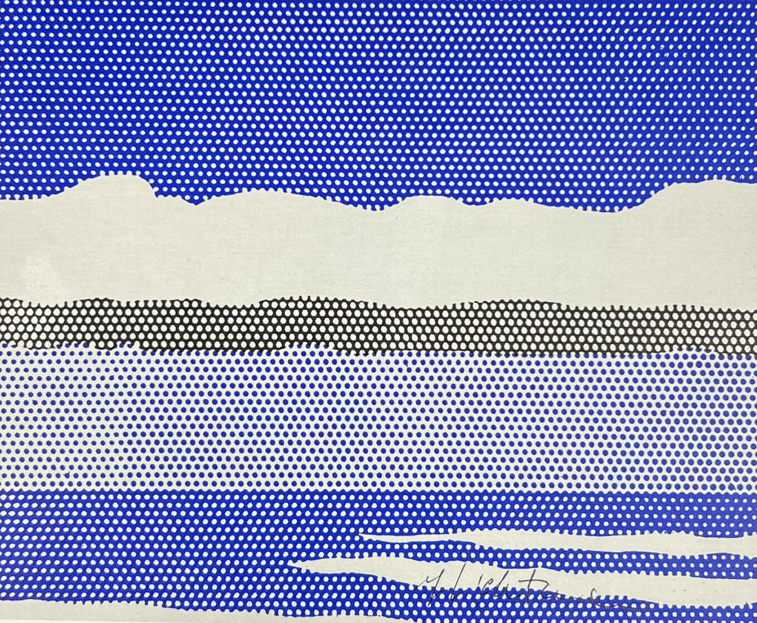 Roy Lichtenstein Untitled 1965 Hand Signed Bookpage: Artist:Roy Lichtenstein Title: Untitled 1965 Medium: Bookpage Size: 12 x 12 inches Signature: Hand Signed Please Note: The artwork comes framed