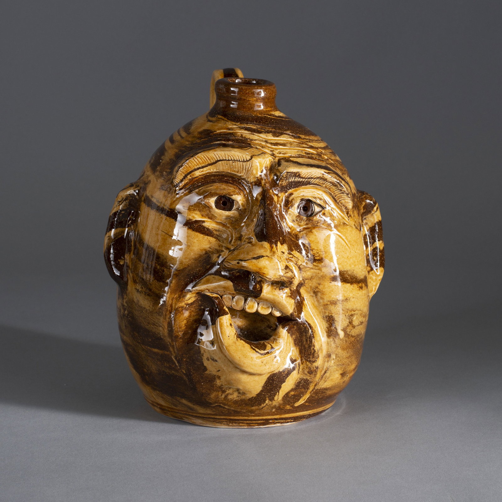 Dwayne Crocker swirl face jug (1 of 5)