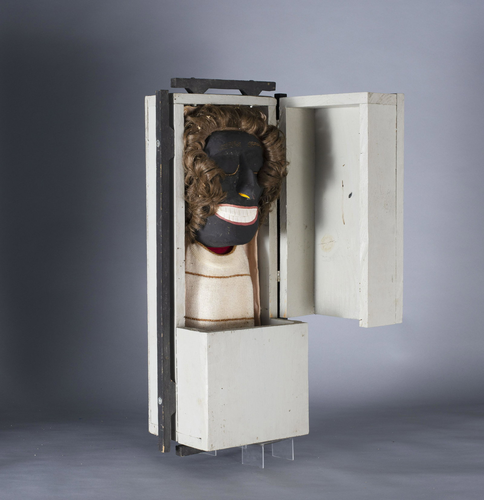 Sulton Rogers folk art carving man in casket (1 of 6)