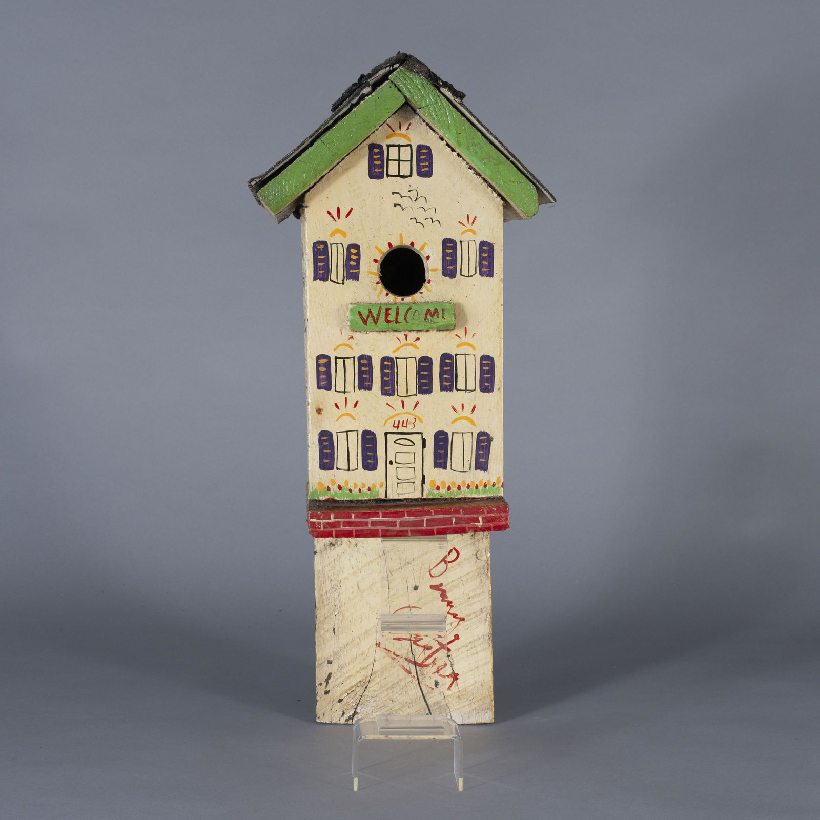 Early Benny Carter Folk Art Bird House #3 (1 of 6)