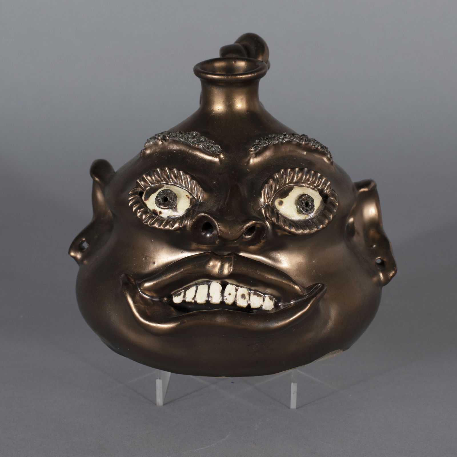 Billy Ray Hussey face jug kiln #19 (1 of 5)