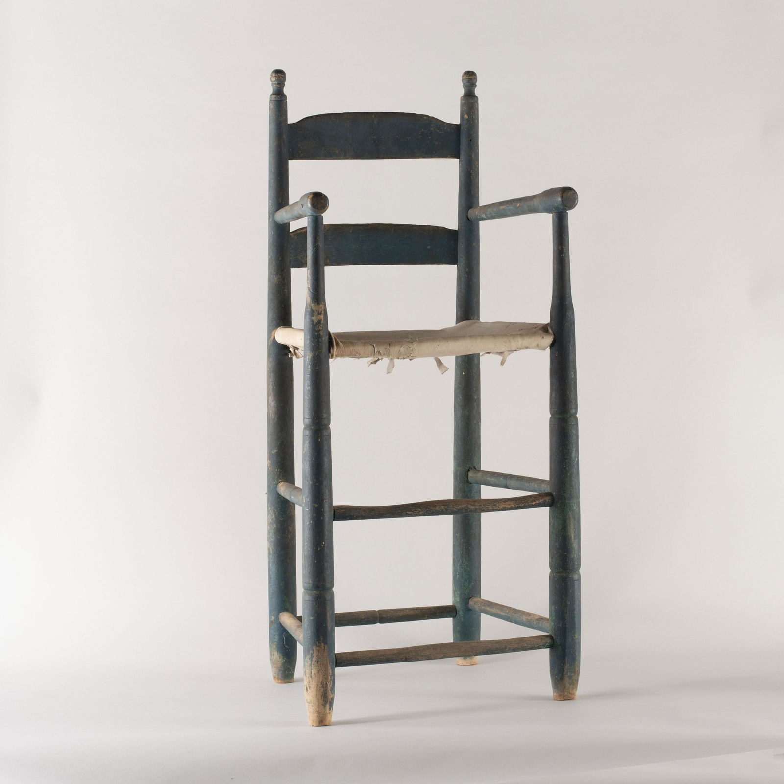 Caswell County Terrell high chair: cabinet maker John Wesley Terrell high chair Caswell ca. 1870 -
