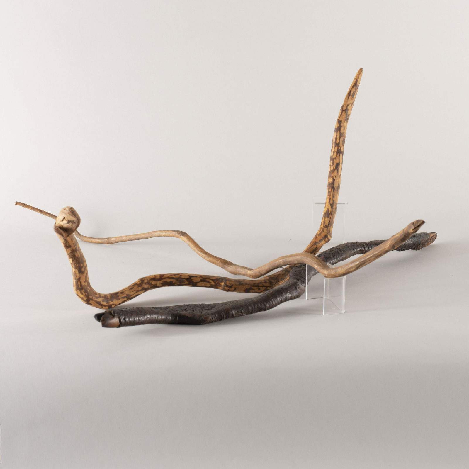 3 folk art carved snakes (1 of 5)