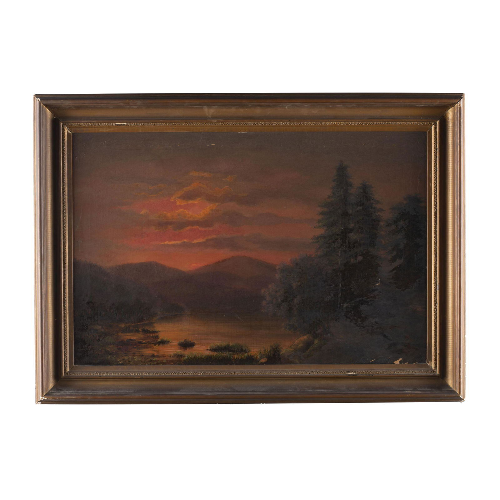 American School oil on canvas (1 of 4)