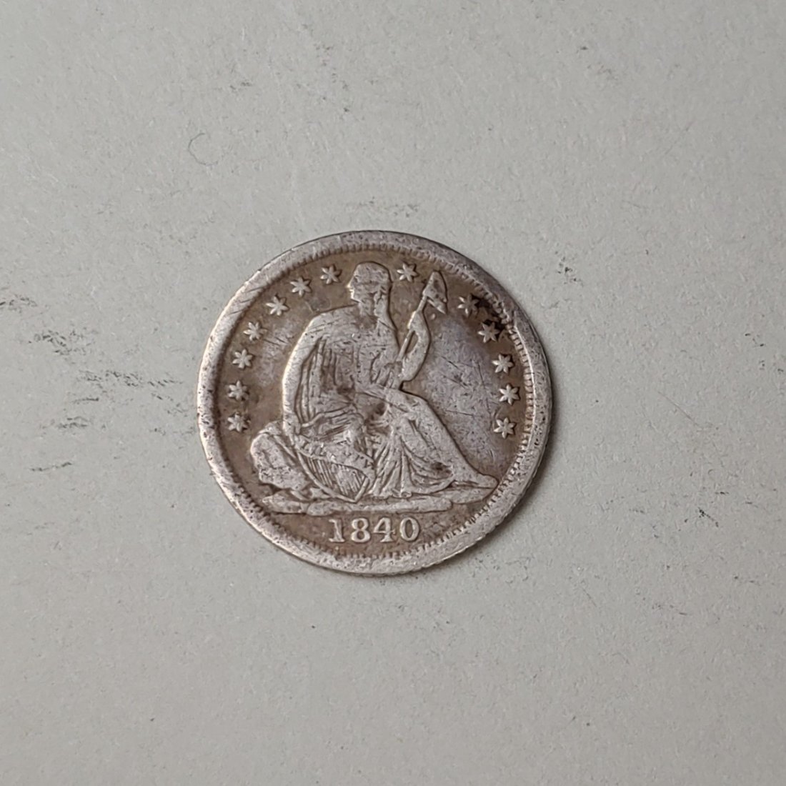 1840 seated liberty half dime (1 of 2)
