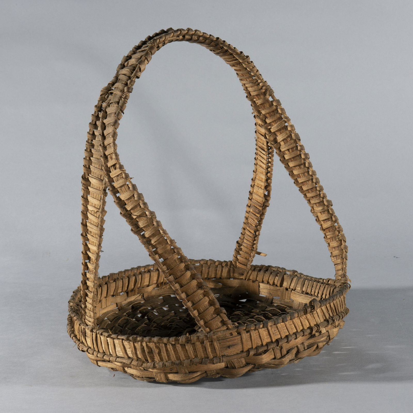 Antique Oak Wedding Basket (1 of 4)