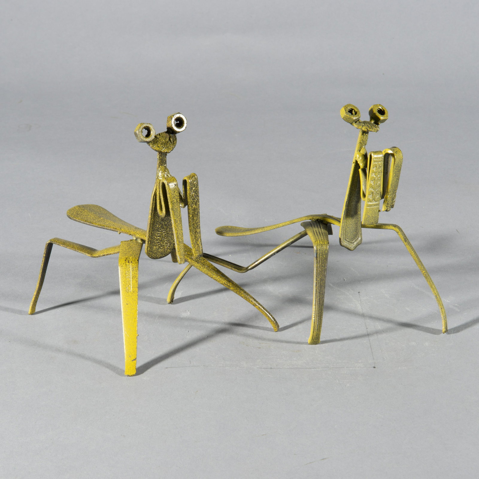 Livingston Oden Folk Art Metal Sculpture praying mantis (1 of 4)