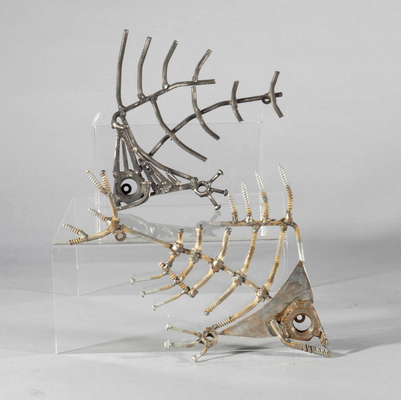 Livingston Oden Folk Art Metal Sculputre Fish (1 of 4)