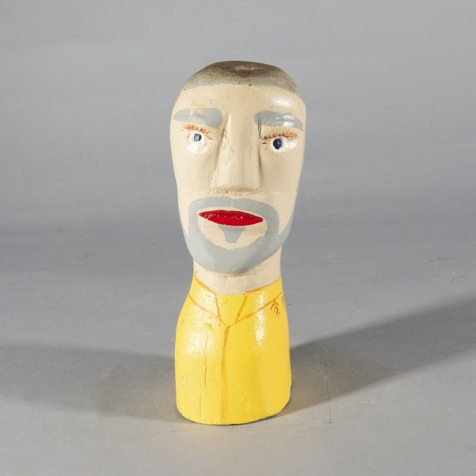 Folk Art Carved Head of Benny Carter (1 of 4)