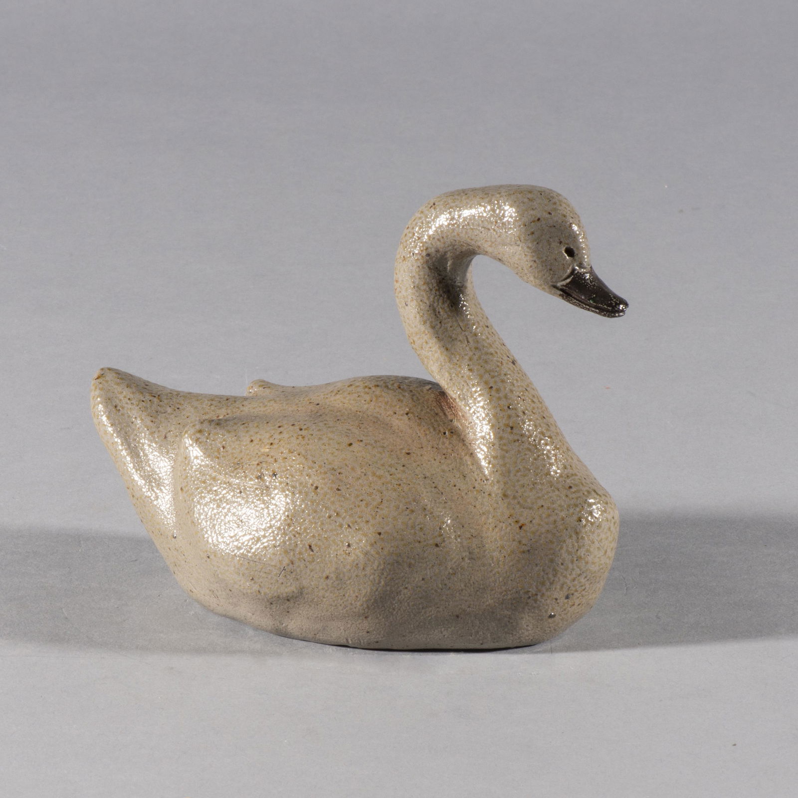 ML Owens and Ina Bolick Salt Glaze Swan (1 of 5)