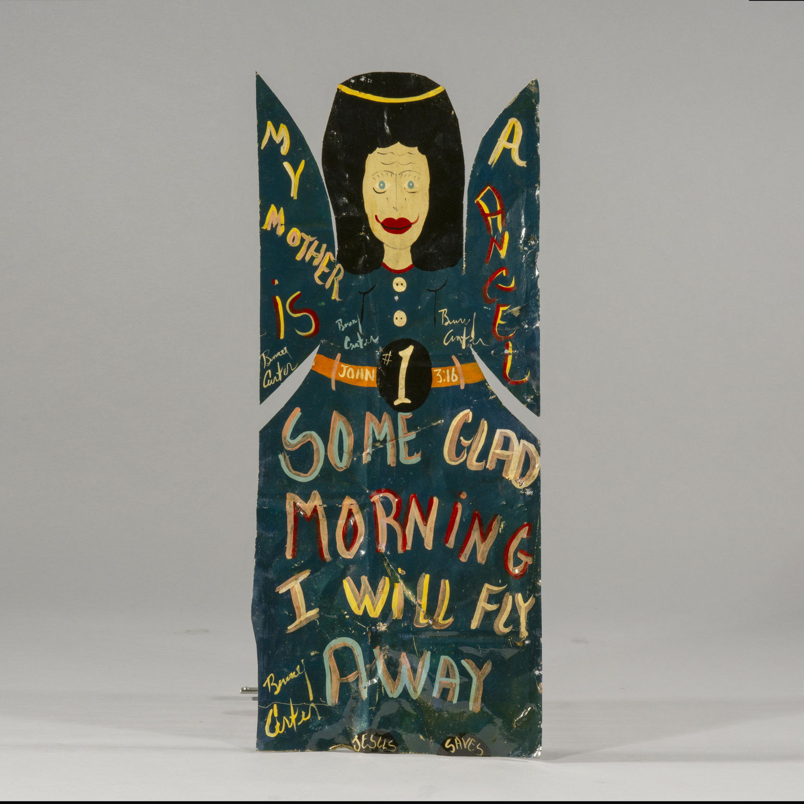 Benny Carter Tin Cutout Angel (1 of 3)