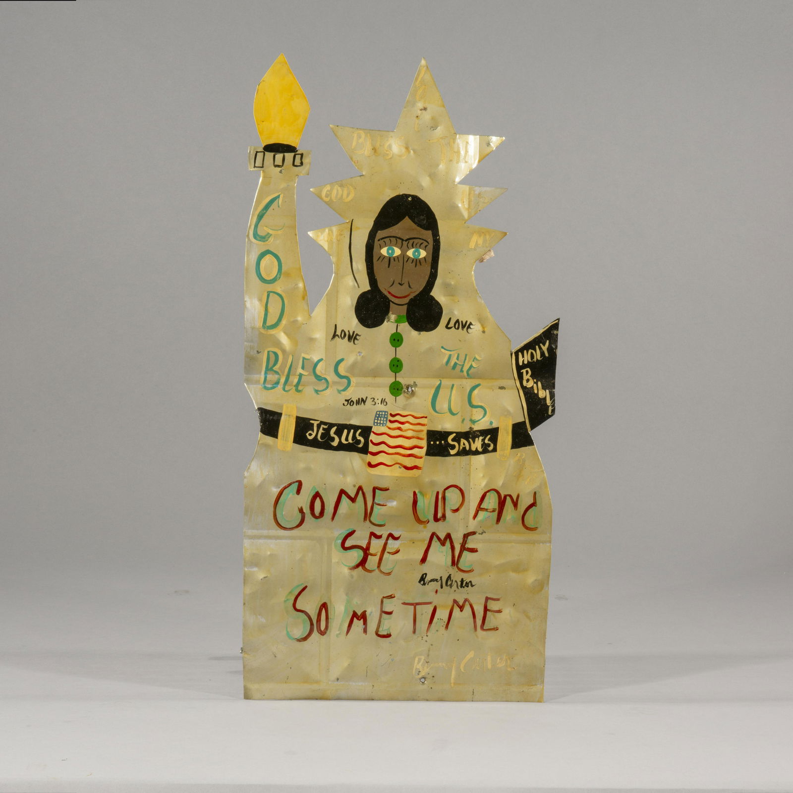 Benny Carter Tin Cutout (1 of 3)