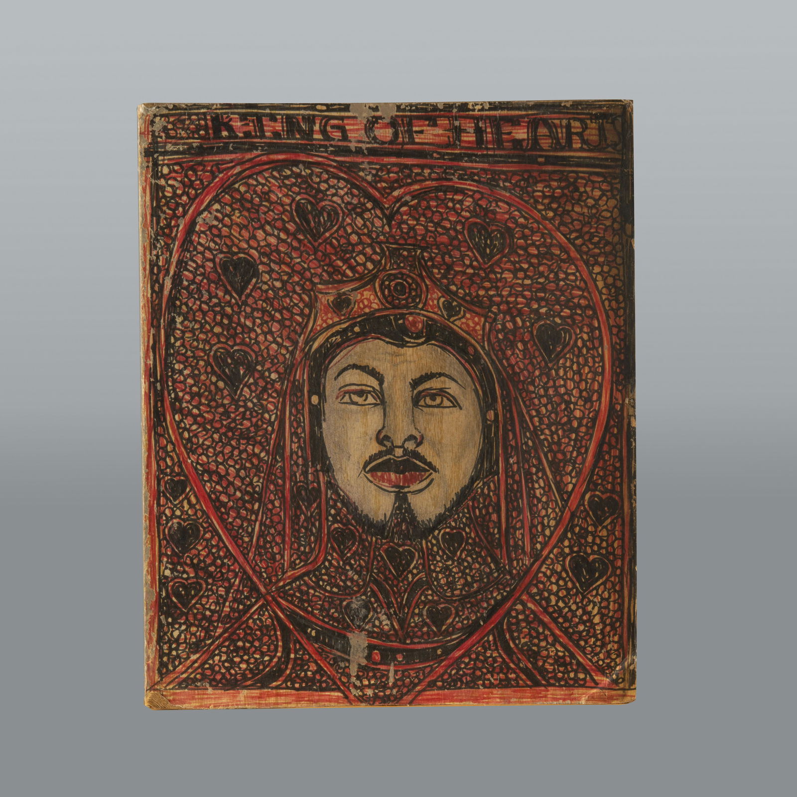 Herbert Freeman Folk Art Drawing on Board (1 of 3)